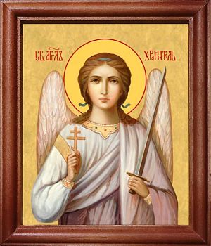 Икона Ангела Хранителя в киоте | Размер 13х16 см | 42003-22 (04А1)