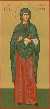 Анастасия Узорешительница святая великомученица | Купить храмовую икону для местного ряда иконостаса. Позиция 13