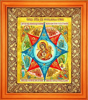 Киот-пенал с рамкой "Басма". Киот для иконных досок под размер 17.5 х 21 см по цене от производителя, 11101-7