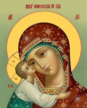 Икона Божией Матери "Игоревская", 03032 - Купить полиграфическую икону на холсте