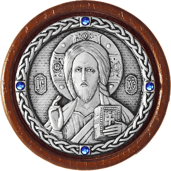 Купить православную икону - Господь Вседержитель, автомобильная икона, А129-2