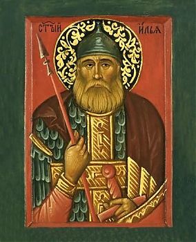 Купить Образ (икону). Илья Муромец, св. прп., 09044. Печать на холсте