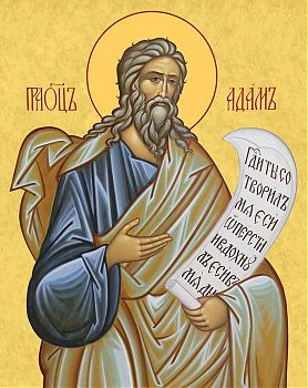 Адам, св. праотец всех людей, 09А2, иконы на холсте - новый каталог