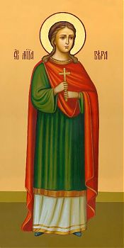 Икона на холсте, Вера, св. мц., 13005