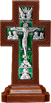 Кресты на подставке (посеребренные)