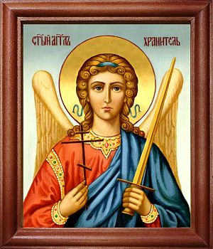 Икона Ангела Хранителя в киоте | Размер 13х16 см | 42003-22 (04006)