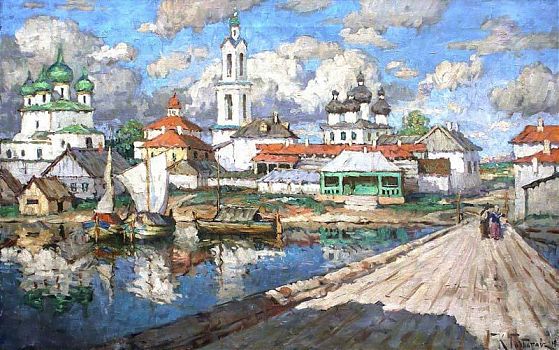 Константин Иванович Горбатов - Старый город. Самара, пейзаж - 170167
