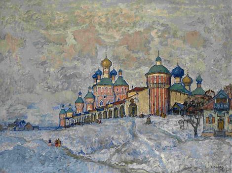 Константин Иванович Горбатов - Монастырь, пейзаж - 170181