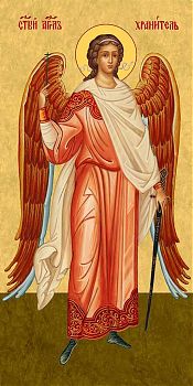 Икона Святого Ангела хранителя, 04А2 - Купить полиграфическую икону на холсте