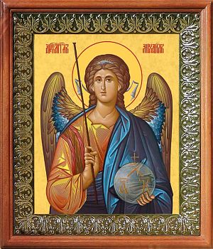 Икона Архангела Михаила в киоте | Размер 13х16 см | 42003-8 (04А12)