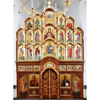 Изготовление иконостаса. Троицкий храм, Мансурово, Курская область