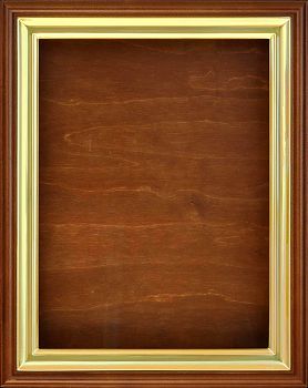 Киот-пенал с рамкой "Сусальное золото" (рамка 32). Киот для иконных досок под размер 40 x 50 см по цене от производителя, 11247-12