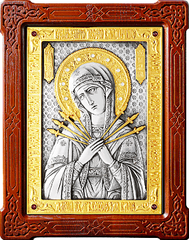 Купить православную икону - Икона Божией Матери "Семистрельная", А87-6