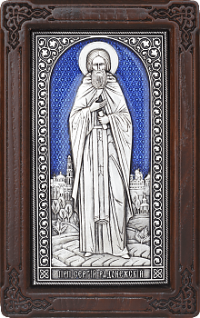 Купить православную икону - Сергий Радонежский, св. прп., А166-3