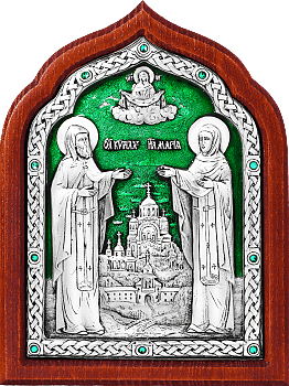 Купить православную икону - Кирилл и Мария, свв. прпп., А81-3