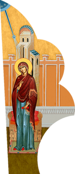 Благовещение Пресвятой Богородицы | Купить икону для Царских врат придела. Позиция 58