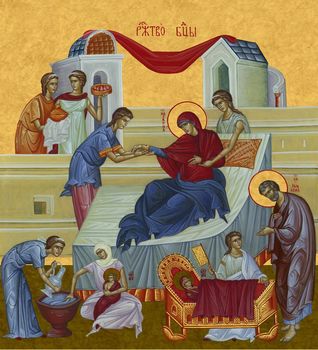 Рождество Пресвятой Богородицы | Печать иконы для иконостаса. Позиция 299