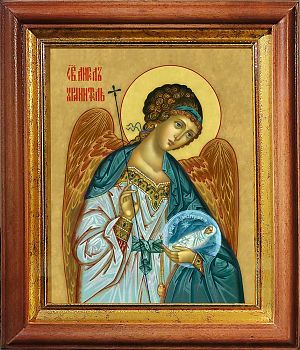 Икона Ангела Хранителя в киоте | Размер 13х16 см | 40200-5 (04002)