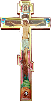 Православный Крест "Выносной" УФ печать на потали