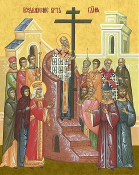 Воздвижение Креста Господня, 05В7, иконы на холсте - новый каталог
